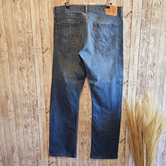 Levis 514 Men's size 36x34 Regular Fit Straight Leg Denim Jeans - Picture 4 of 9